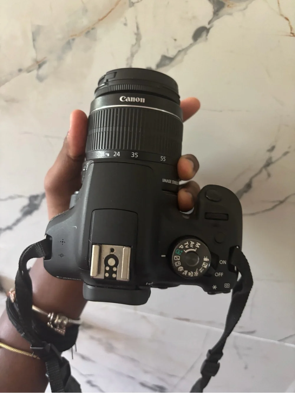 Canon EOS Rebel T7 DSLR Camera EF-S 18-55mm f/3.5-5.6 IS I|